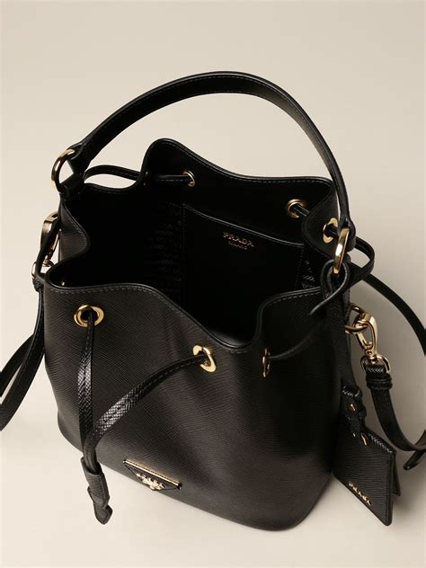 prada folk bucket bag|Prada bucket bag saffiano.